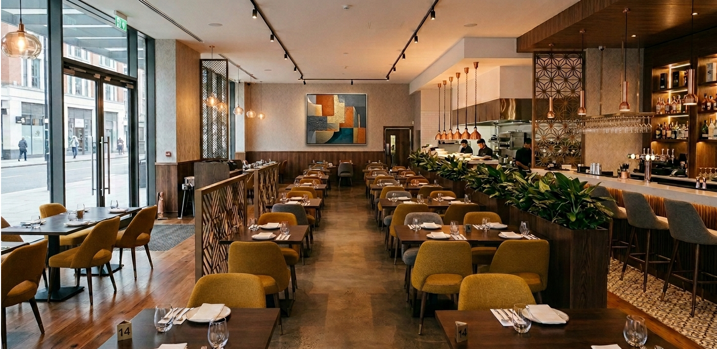 Premium hospitality setting representing strategic growth